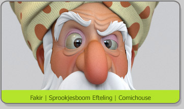 3D Character Karakter Eftteling Sprookjesboom Fakir