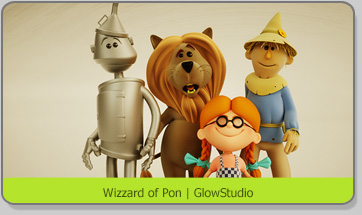 3D Characters Karakters Wizzard Of Pon