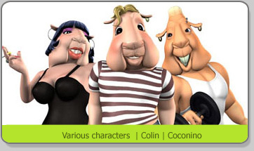 3D Character Karakter Colin Coconino VPRO