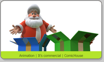 3D Character Karakter Santa Kerstman It's Commercial