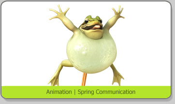 3D Character Karakter Frof Kikker Spring Communication