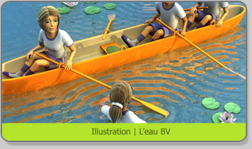 3D Character Karakter Visual L'eau