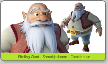 3D Character Karakter Eftteling Sprookjesboom Reus Giant