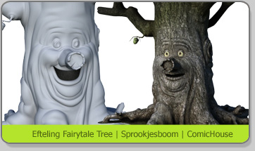 3D Character Karakter Eftteling Sprookjesboom Tree Boom