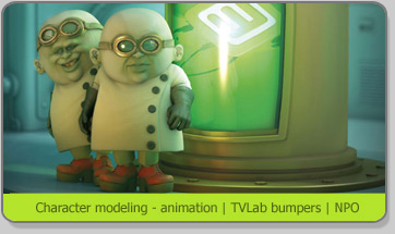 3D Character Karakter Mascot TVLab NPO
