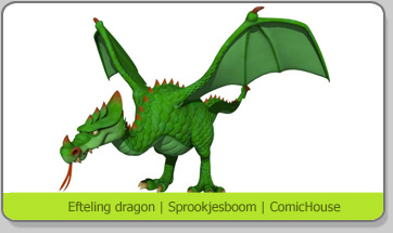 3D Character Karakter Eftteling Sprookjesboom Dragon Draak
