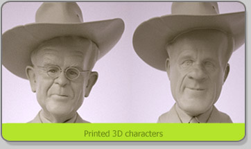 3D Characters Karakters Caricature Carikatuur 3D Print