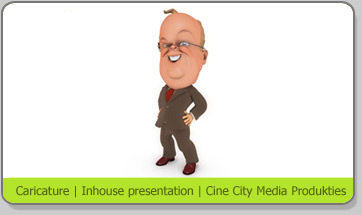 3D Character Karakter Karikatuur Caricature Cine City