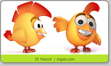 3D Character Karakter Mascot Jogalo