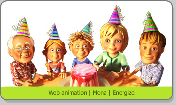 3D Character Karakter animation animatie Mona